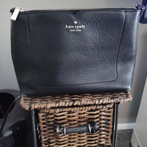 Kate Spade Black Leather Crossbody Bag